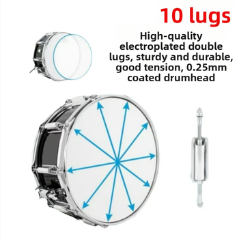 Snare drum SG-SJG, κεφαλή με αμμοβολή, marching στυλ, μάρκα Sgtjsgrx