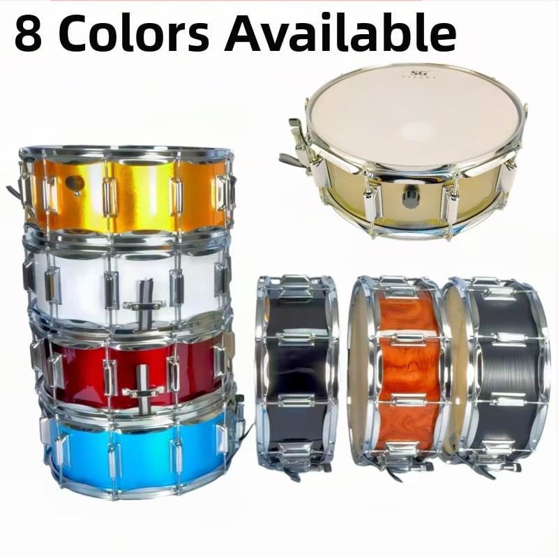 Snare drum SG-SJG, κεφαλή με αμμοβολή, marching στυλ, μάρκα Sgtjsgrx