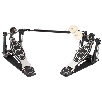 LM105 Μεταλλικό Διπλό Πετάλι Μπάσο Ντράμς για Σετ Τύμπανα – Για Προπόνηση