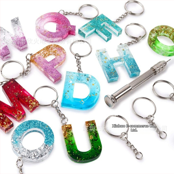 134-dielna silikónová forma na písmená z živice, Xinhuo