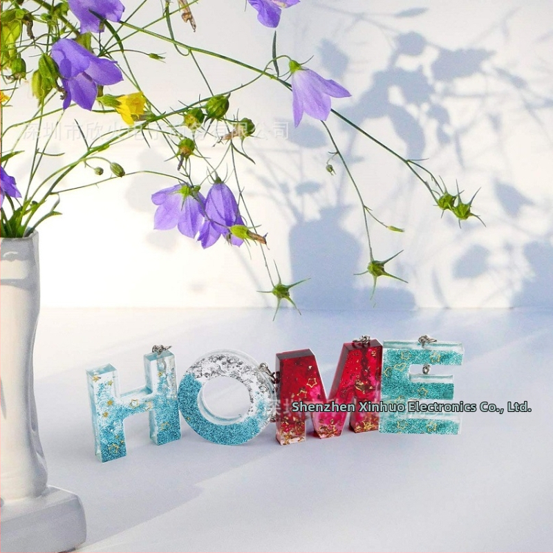 134-dielna silikónová forma na písmená z živice, Xinhuo