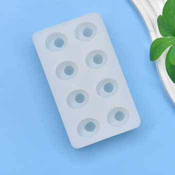 Силиконова форма за кекс с форма на пате, осем кухини