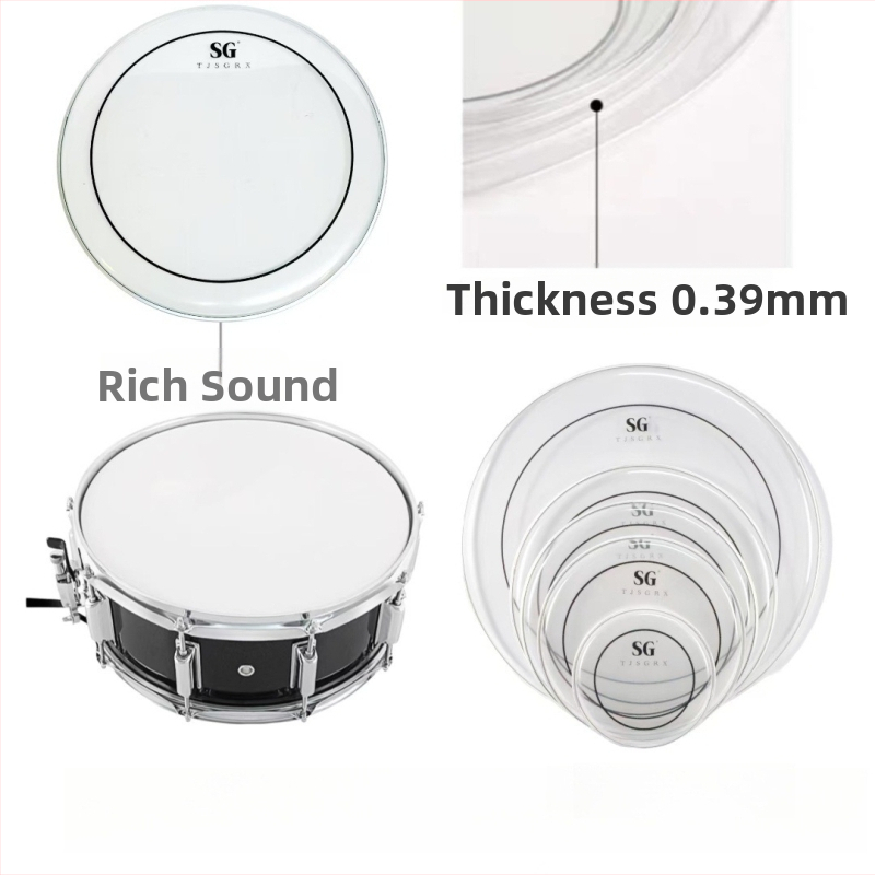 Двойнослойна барабанна глава от маслена кожа, SGTJSGRX – барабанна кожа за западни ударни инструменти
