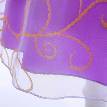 Κοριτσίστικο φόρεμα πριγκίπισσα με φουσκωτά μανίκια, ενζυμικά επεξεργασμένη βαμβακοπολυεστερική μίξη (65% πολυεστέρας / 35% βαμβάκι), επένδυση από βαμβάκι, για ηλικίες 3–8 ετών