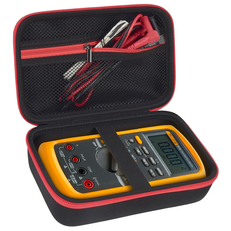 EVA-anyagú digitális multiméter tároló taska, DK márka, kompatibilis Fluke 87-V, 87V Max, 88V, 15B+