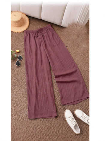 Права панталони за жени с висока талия, 50–70% спандекс, микроеластичност, летен модел 2025