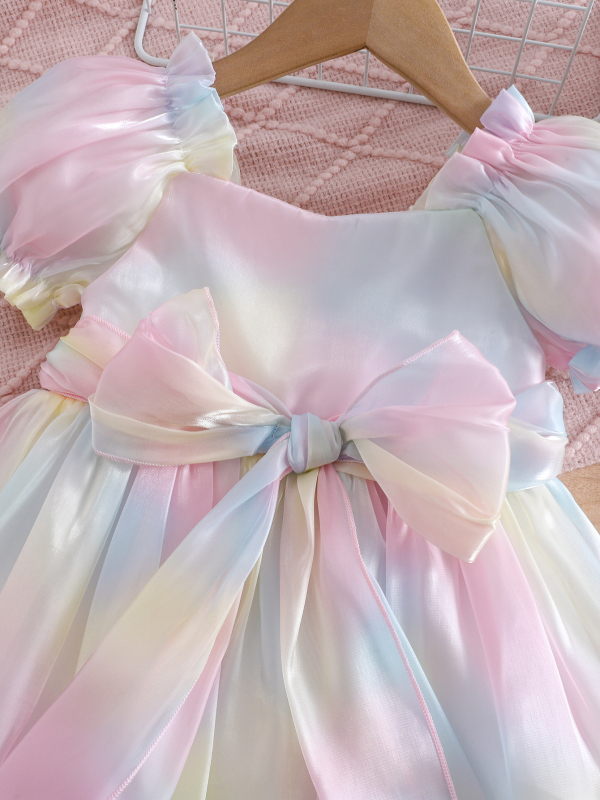 Ljetna haljina za djevojčice u stilu princeze/Lolita/Korejski, poliester, A-linijski kroj, uzrast 1-3 godina, ljeto/proljeće