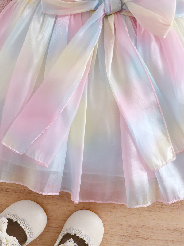 Ljetna haljina za djevojčice u stilu princeze/Lolita/Korejski, poliester, A-linijski kroj, uzrast 1-3 godina, ljeto/proljeće