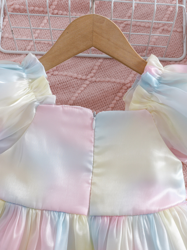 Ljetna haljina za djevojčice u stilu princeze/Lolita/Korejski, poliester, A-linijski kroj, uzrast 1-3 godina, ljeto/proljeće