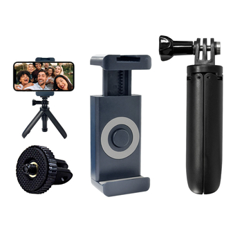 Μίνι σετ εκτεινόμενης ράβδου για αξεσουάρ GoPro — καθολική συμβατότητα, ABS υλικό, εκτυπωμένο λογότυπο