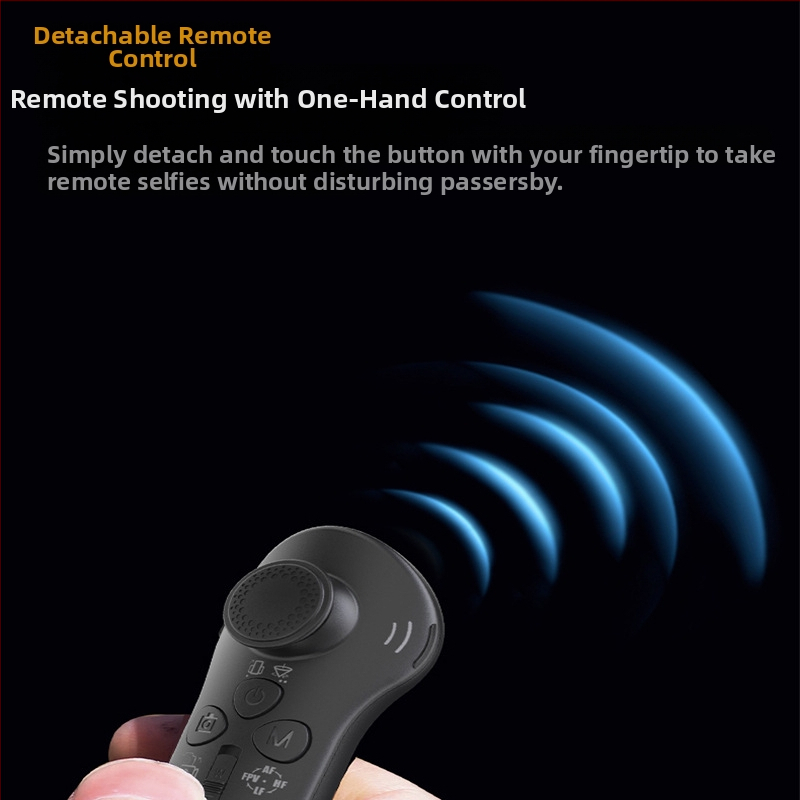 M3 AIpro mobilā tālruņa stabilizators – ABS, 3-ās ass gimabal, Bluetooth atbalsts, ar tālvadības pulti