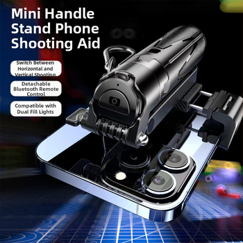 P15 Mini selfie stick cu breloc, portabil, corp din aliaj, telecomandă Bluetooth, stabilizare anti-mișcare, marcă privată personalizabilă