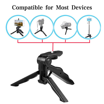 Αναδιπλούμενο κλιπ κινητού με hot shoe, συμβατό με κινητά τηλέφωνα και κάμερες mirrorless/DSLR — πολυλειτουργική βάση με τρίποδο για οριζόντια και κάθετη λήψη, ιδανικό για ζωντανή μετάδοση