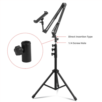 Xiangmy univerzálny držiak na telefón/tablet pre statív s 1/4" závitom a 12 mm otvorom