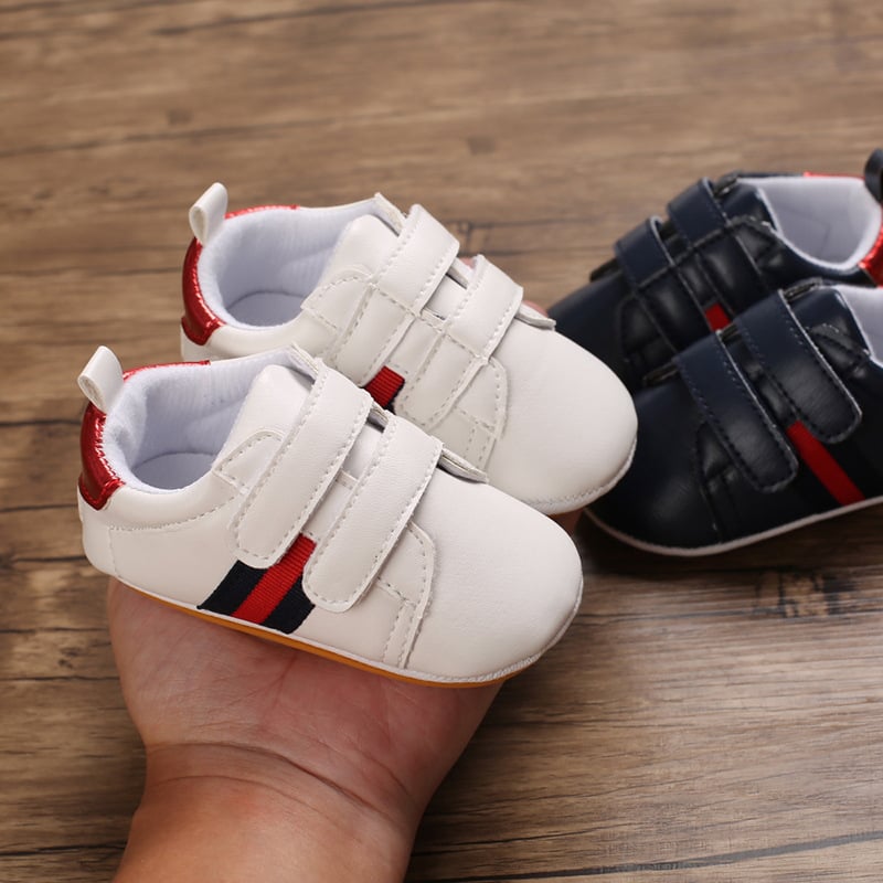 Cipele za bebe za djevojčice - PU gornji dio, mekana gumena potplata, protuklizno, zatvaranje na Velcro, 12–36 mjeseci