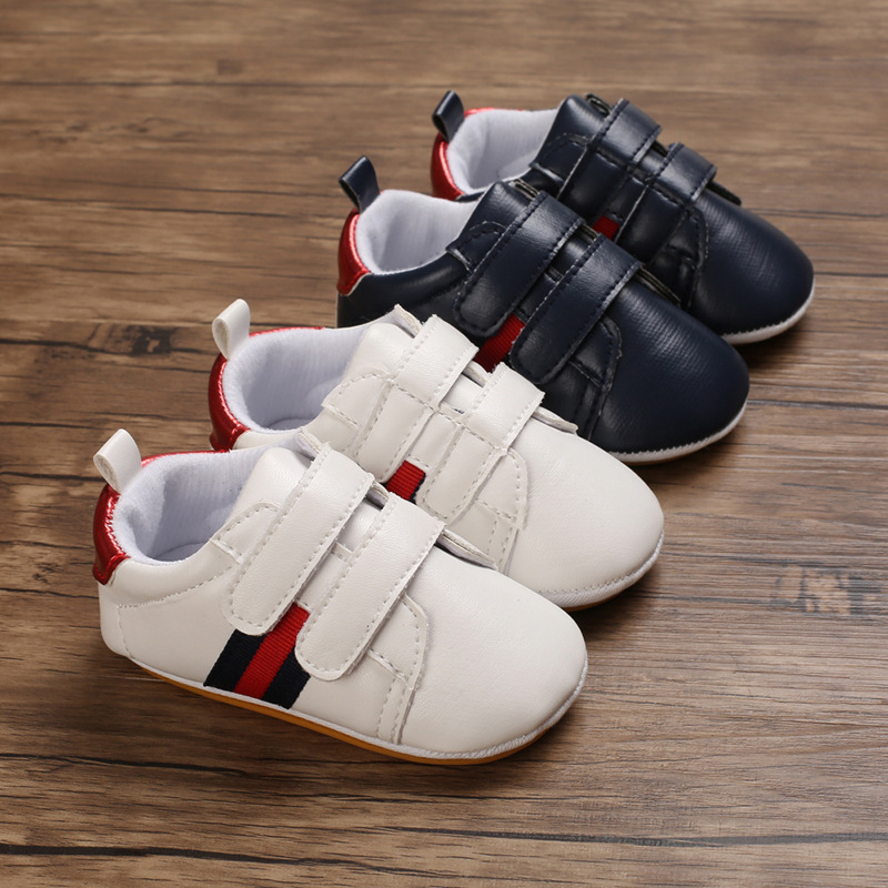 Cipele za bebe za djevojčice - PU gornji dio, mekana gumena potplata, protuklizno, zatvaranje na Velcro, 12–36 mjeseci