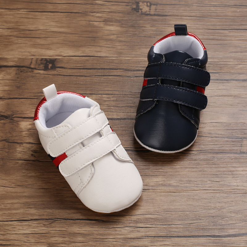 Cipele za bebe za djevojčice - PU gornji dio, mekana gumena potplata, protuklizno, zatvaranje na Velcro, 12–36 mjeseci