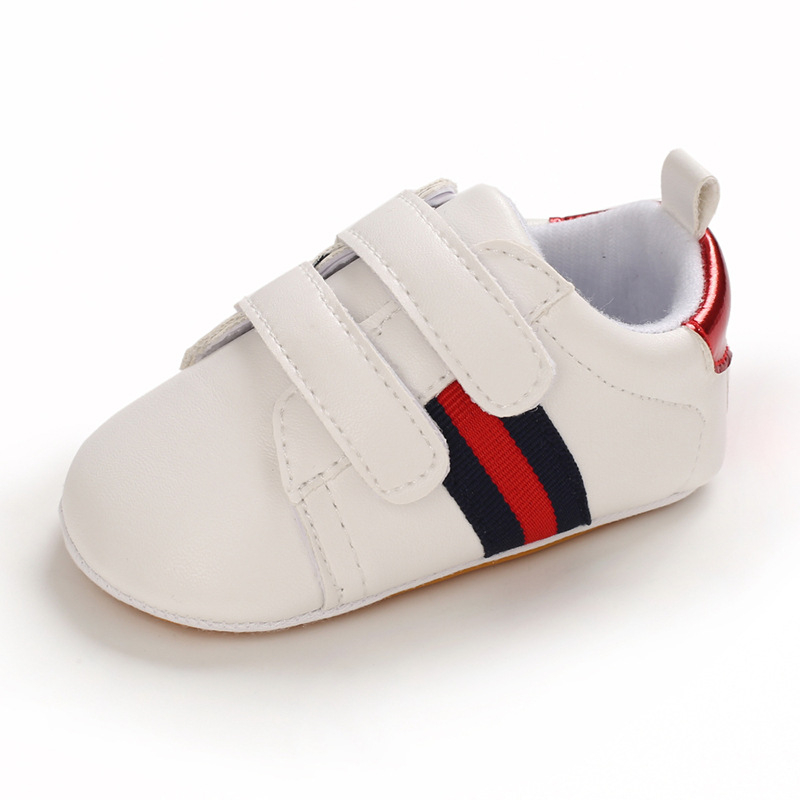 Cipele za bebe za djevojčice - PU gornji dio, mekana gumena potplata, protuklizno, zatvaranje na Velcro, 12–36 mjeseci