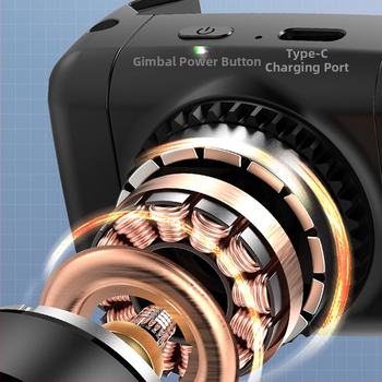 Стабилизатор за мобилен телефон за лайв стрийминг, анти‑трептене, телескопично рамо, подсветка и дистанционно управление (Bluetooth)