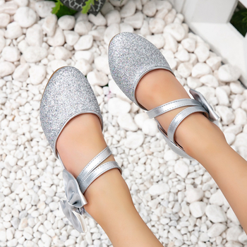 Παιδικά σανδάλια πριγκίπισσας για κορίτσια με Velcro, επάνω από συνθετικό δέρμα, σόλα TPR, ηλικίες 4–16 ετών