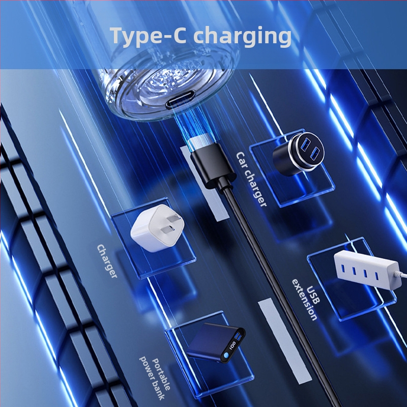 Безжичен ръчен/вертикален вакуум за автомобил – 4-в-1, всмукване 16000Pa, 7.4V, 100W, презареждащ се