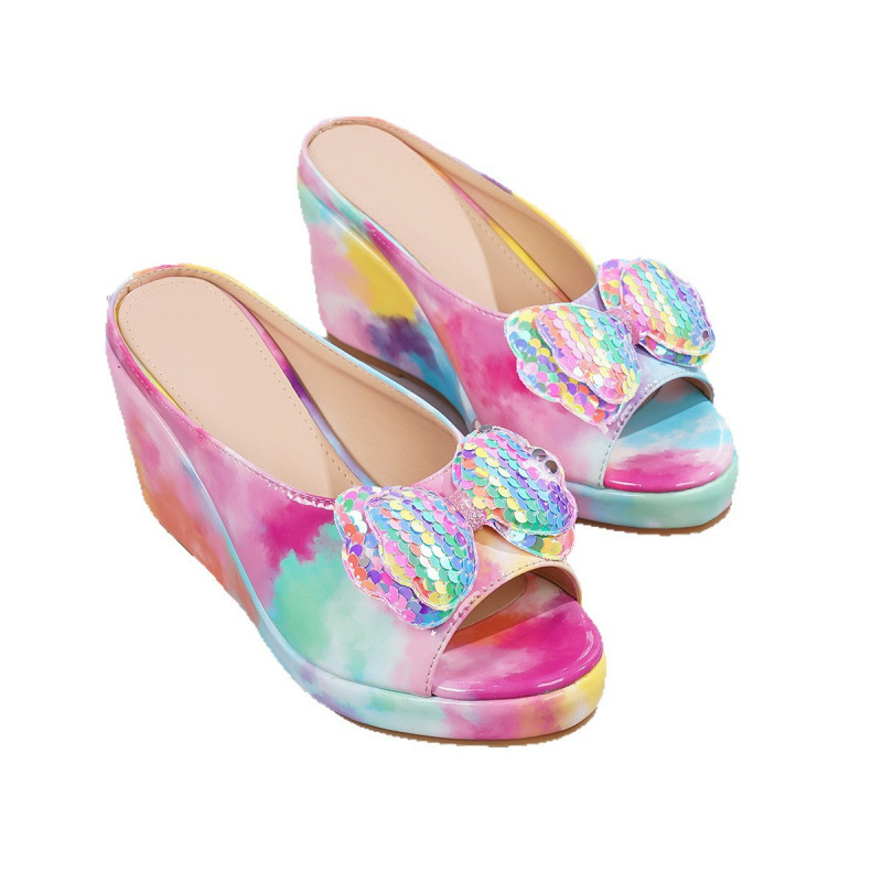 Moteriški vieno dirželio peep-toe sandalai su stora padu, viršus iš dirbtinės odos, vidus iš elnio odos, padas iš TPU, vasara 2025