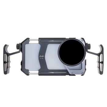 Θήκη κινητού με διπλή λαβή για σταθερή οριζόντια και κάθετη λήψη, ανθεκτική στην πτώση, συμβατή με φίλτρα, κράμα αλουμινίου