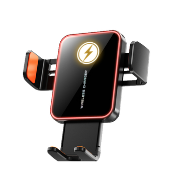 Държач за безжично зарядно за кола (15W, Snap-on монтаж, безжично зареждане, за въздушен отвор, универсален)