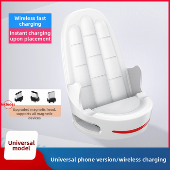 Bezdrôtový stojan na nabíjanie s 15W magnetickým nabíjaním — stolný držiak na telefón pre vertikálne aj horizontálne nastavenie