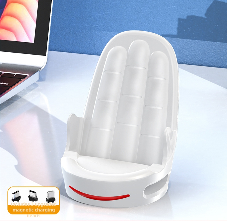 Bezdrôtový stojan na nabíjanie s 15W magnetickým nabíjaním — stolný držiak na telefón pre vertikálne aj horizontálne nastavenie