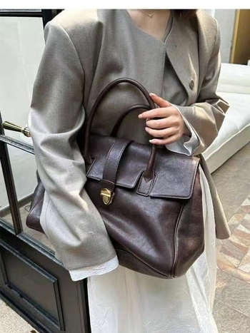 Унисекс PU Tote чанта за ежедневна употреба, Зимна колекция 2024