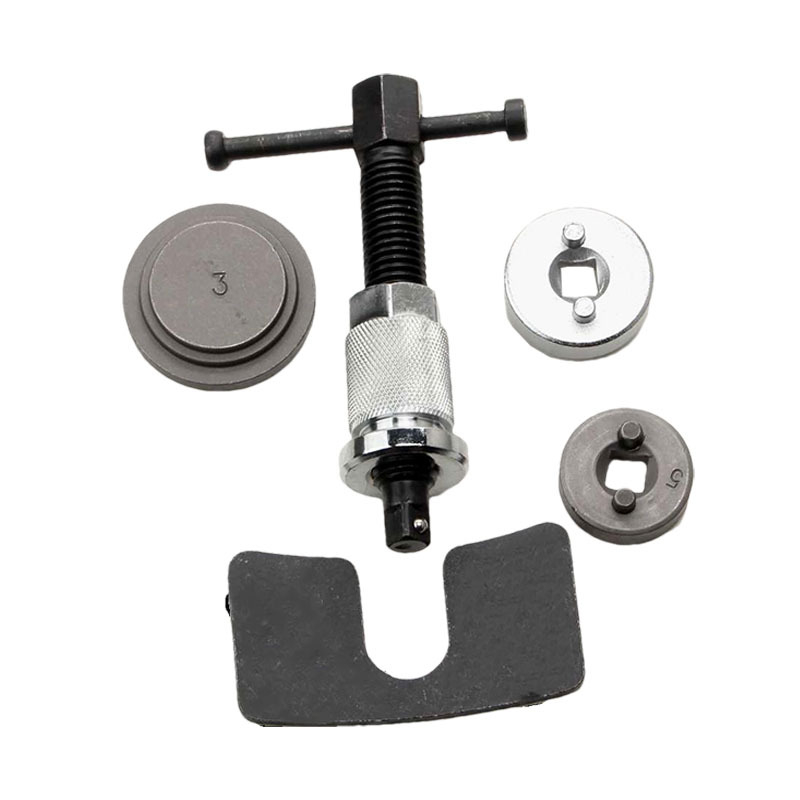 5-dijelni set alata za vraćanje klipa kočnice, pribor za demontažu i montažu, za zamjenu kočničkih pločica, od karbonskog čelika