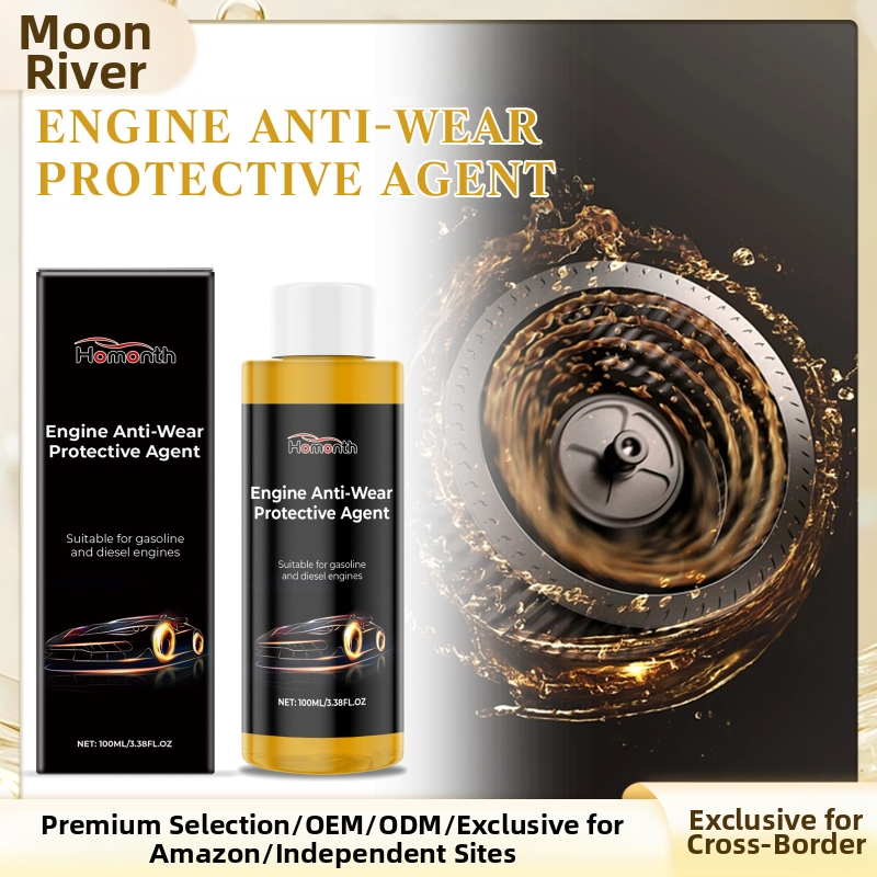 Motora nolietošanās aizsarglīdzeklis — galvenie komponenti: water, dipropyl glycol methyl ether, fatty acid methyl ester ethyl oxide, sodium tripolyphosphate, sodium gluconate; derīguma termiņš: 3 gadi; iepakojums: 160 gab.