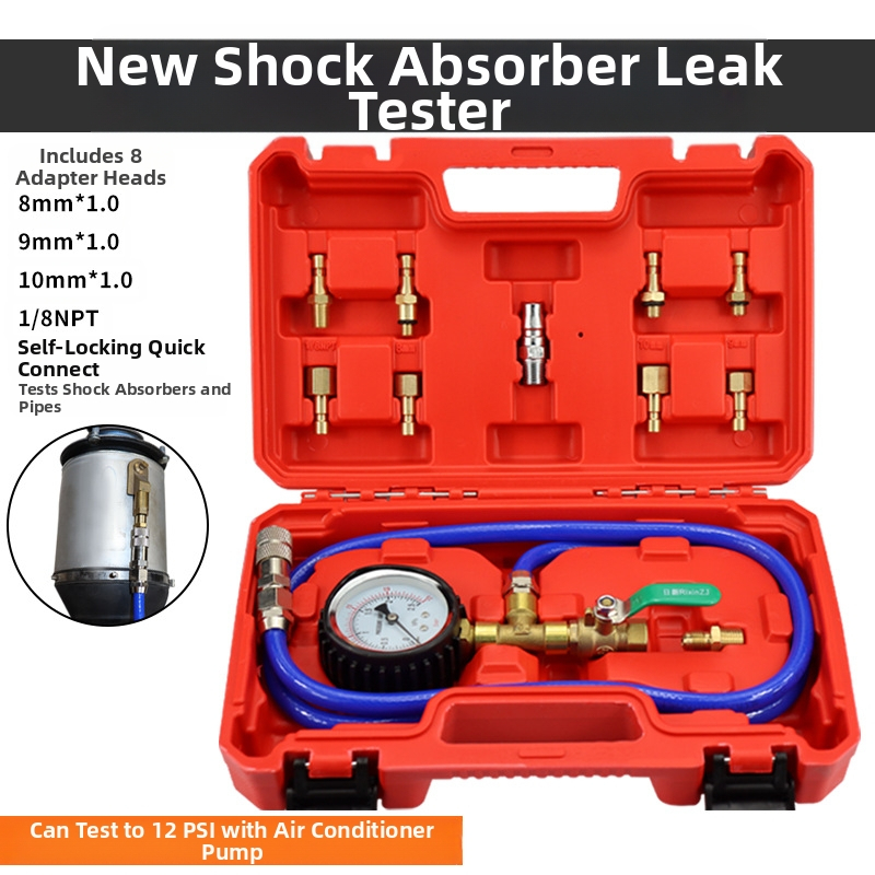 Pneumatický únikový detektor tlmiča — špeciálny nástroj na testovanie únikov vzduchového odpruženia v automobiloch