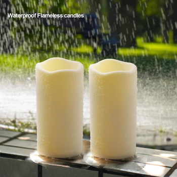 LED žvakė iš plastiko, cilindrinė, gaminta injekciniu formavimu