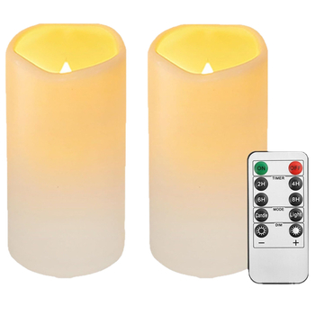 LED žvakė iš plastiko, cilindrinė, gaminta injekciniu formavimu