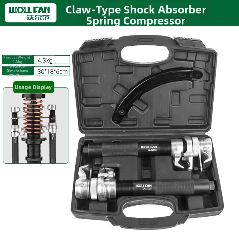 Klieštikový typ kompresora pružín pre tlmiče – demontážny nástroj pre auto