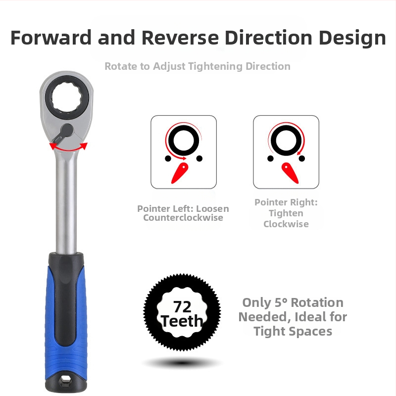 18‑частен комплект за амортисьори: хром-ванадий стомана, електроплакиран завършек, включва торцеви гнезда и демонтажен инструмент