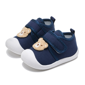 Παιδικά παπούτσια για νήπια – καμβά επάνω, Velcro κούμπωμα, αντιολισθητική σόλα, για ηλικίες 12–36 μηνών