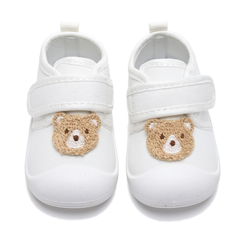 Cipelice za bebe i malu djecu od platna, Velcro kopčanje, protuklizna podloga, za uzrast 12–36 mjeseci