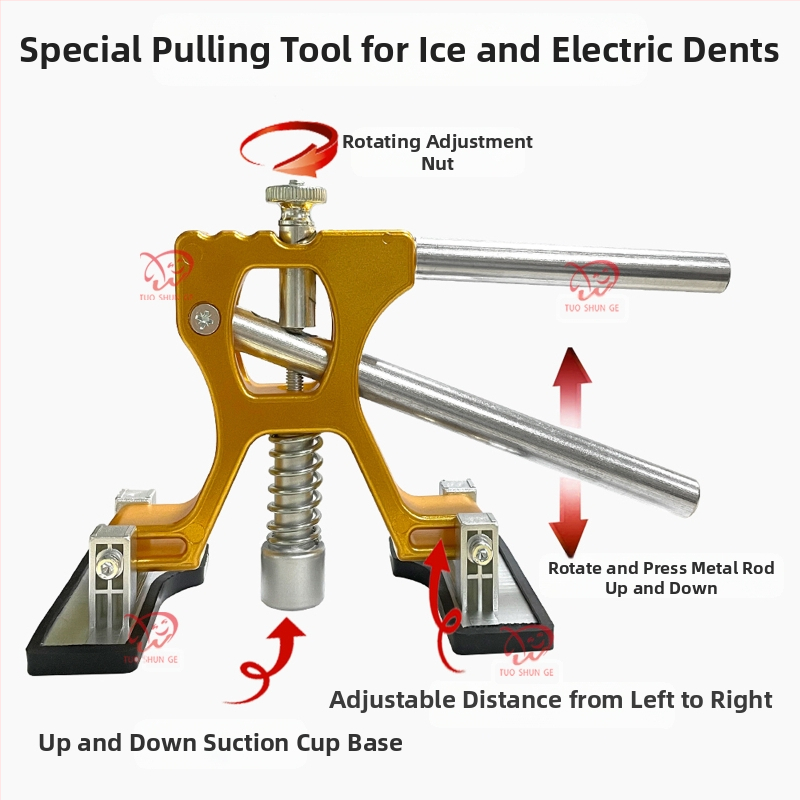 Регулируем преносим вакуумен издърпвач за вдлъбнатини от градушка по ламарината на автомобила, 20V, SEVCA-YD002, Brother Tushun.