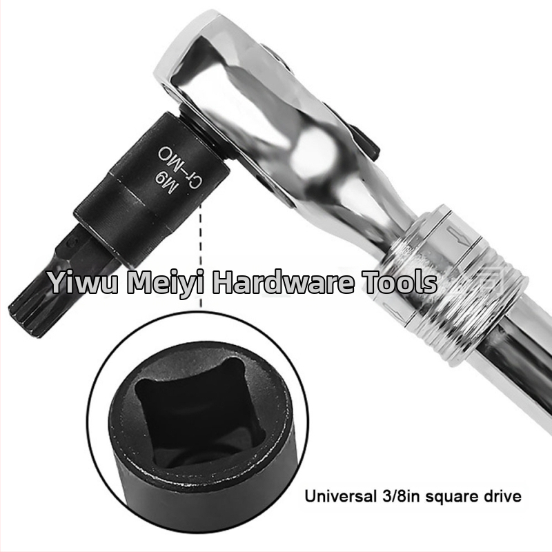 Универсален комплект вложки за гаечен ключ от хром-молибденова стомана