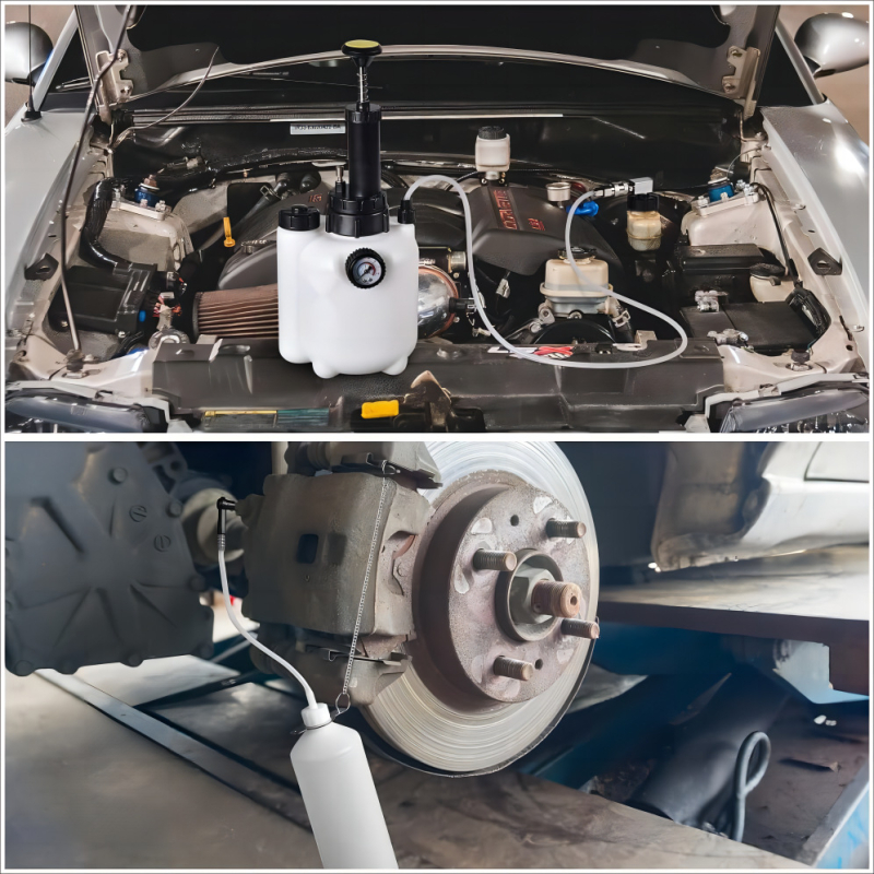 3L ръчно устройство за смяна на спирачна течност за автомобили (Weike; пластмаса и стомана; автомобилен ремонт; ремонт на машини; 1.61 кг)