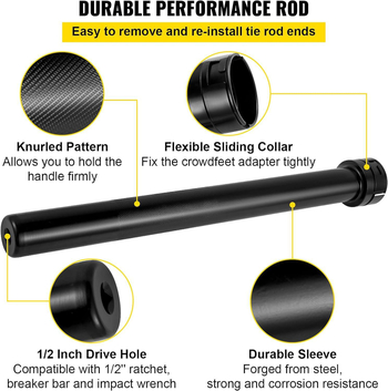 13 τεμάχια σετ εργαλείων για το μηχανισμό διεύθυνσης και τη σύνδεση αυτοκινήτου, εργαλεία από χάλυβα άνθρακα, για επισκευές αυτοκινήτων και μηχανών, μάρκα ww