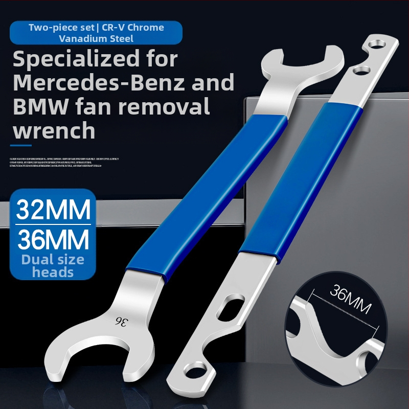 Kľúč na demontáž spojkového ventilátora pre Mercedes-Benz a BMW, Musen Hall, dvojhlavý podporný vačkový hriadeň, oprava áut