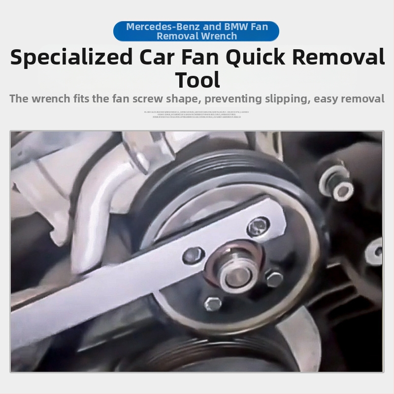 Kľúč na demontáž spojkového ventilátora pre Mercedes-Benz a BMW, Musen Hall, dvojhlavý podporný vačkový hriadeň, oprava áut