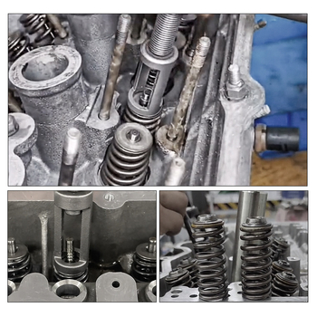 Λαβίδες συμπιεστή ελατηρίου βαλβίδας με εργαλείο αφαίρεσης/τοποθέτησης στεγανοποιητικού, αντικατάσταση στεγανοποιητικού βαλβίδας — Μάρκα: Mussen hall; Υλικό: κράμα; Εφαρμογή: αυτοκινητιστική επισκευή