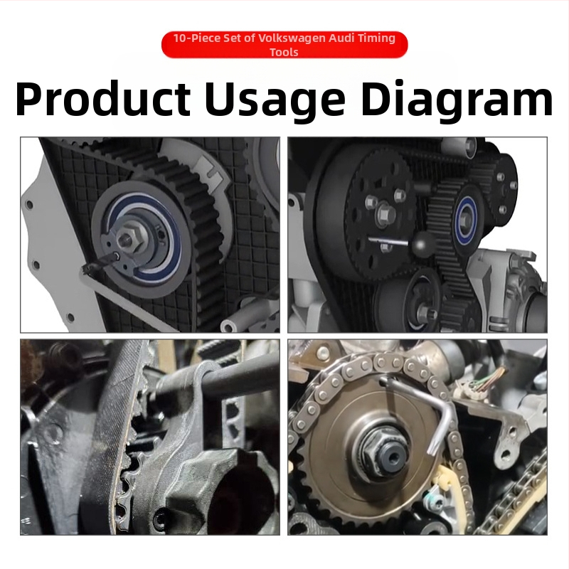 Musen tang časovací nástroj pre dieselový motor VW Tiguan, Audi, Škoda 1.6/1.9/2.0 TDI, VAG T10490
