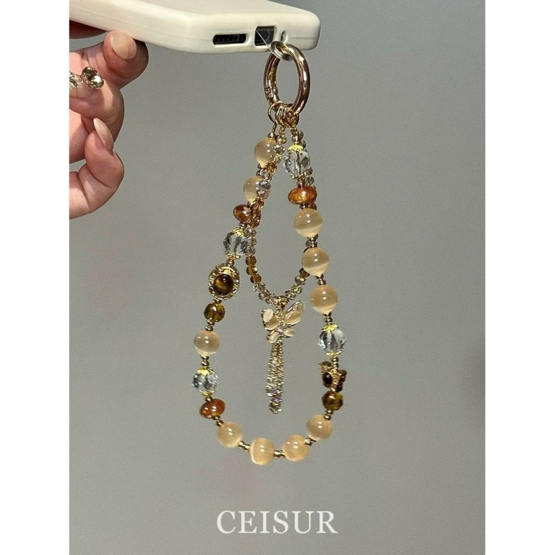 Telefono grandinė su katės akies drugelio kutais ir CCD kamera pakabuku (Pavasaris 2025)