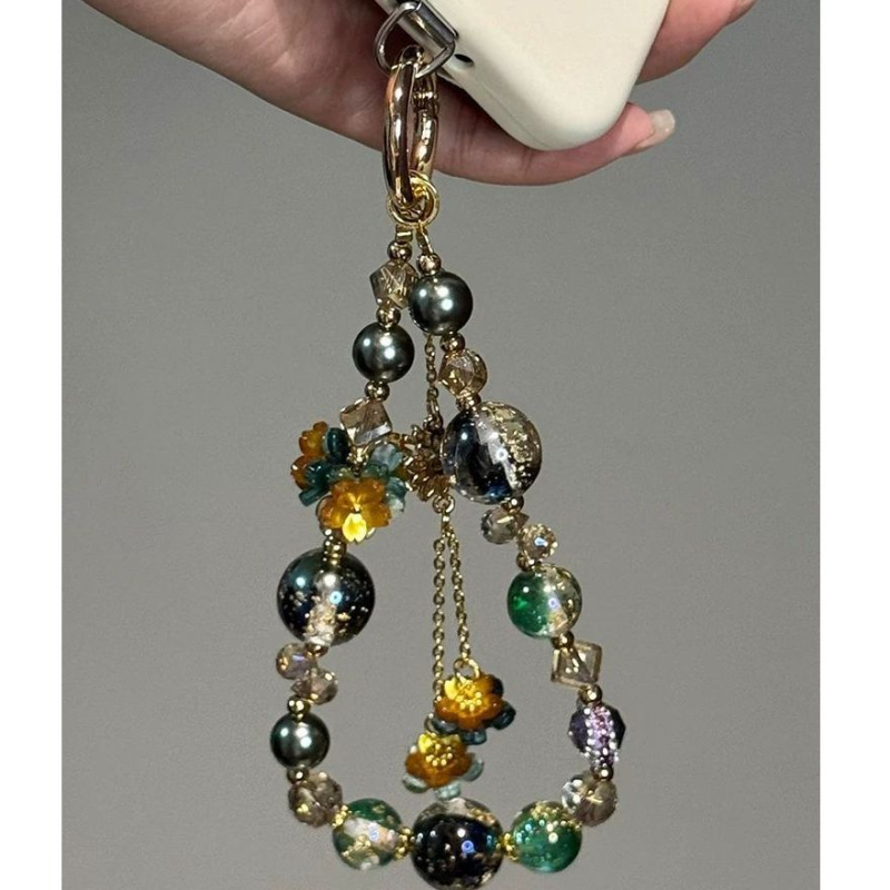 Telefono pakabukas moterims, retro Honkongo stilius, nišinis dizainas (vasara 2025)